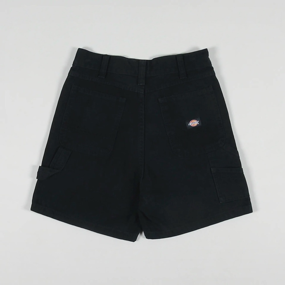 Dickies Womens Duck Canvas Carpenter Short Black
